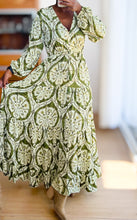 Afbeelding in Gallery-weergave laden, Damen Sommer Boho Seide Maxikleid