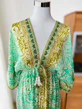 Afbeelding in Gallery-weergave laden, Damen Boho Sommer Seide Maxikleid