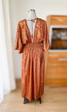 Carica l'immagine nel visualizzatore di Gallery, Damen Sommer Seide Boho Maxikleid