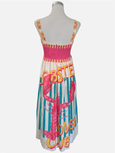 Charger l'image dans la galerie, Damen Sommer Limoncello Lobster Midikleid- Made in Italy