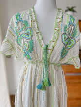 Afbeelding in Gallery-weergave laden, Damen Besticktes Boho Maxikleid