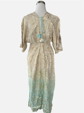 Afbeelding in Gallery-weergave laden, Damen Boho Sommer Maxikleid mit Goldstickerei