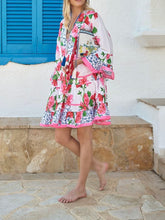 Lade das Bild in den Galerie-Viewer, Antica Sartoria Boho Minikleid