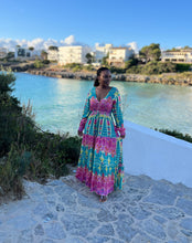 Afbeelding in Gallery-weergave laden, Piti Cuiti Sommer Boho Maxikleid mit Blumen Muster