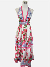 Carica l'immagine nel visualizzatore di Gallery, Antica Sartoria rückenfreies Boho Maxikleid