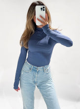 Load image into Gallery viewer, Women's long-sleeved bodysuit with high neckline