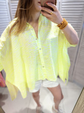 Afbeelding in Gallery-weergave laden, Damen Oversized Bluse Made in Italy