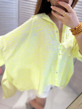 Afbeelding in Gallery-weergave laden, Damen Oversized Bluse Made in Italy