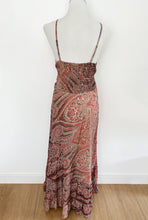 Load image into Gallery viewer, Boho silk backless maxi dress
