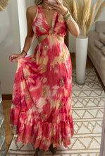 Load image into Gallery viewer, Cut out boho hippie maxi dress