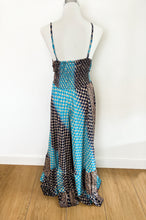 Load image into Gallery viewer, Boho silk backless maxi dress
