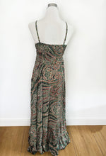 Load image into Gallery viewer, Boho silk backless maxi dress