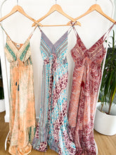 Load image into Gallery viewer, Boho silk backless maxi dress