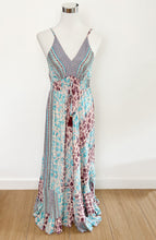 Load image into Gallery viewer, Boho silk backless maxi dress