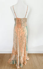 Load image into Gallery viewer, Boho silk backless maxi dress