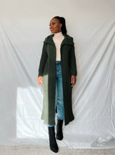 Load image into Gallery viewer, Long cardigan with a large collar