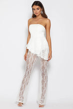 Load image into Gallery viewer, Runaway the Label Off Shoulder Lace Jumpsuit
