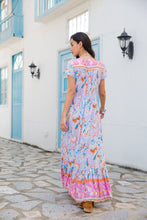 Afbeelding in Gallery-weergave laden, Boho Maxikleid mit Knöpfen vorne