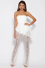 Load image into Gallery viewer, Runaway the Label Off Shoulder Lace Jumpsuit