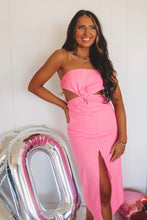 Lade das Bild in den Galerie-Viewer, Midikleid mit Twist-Ausschnitt vorne