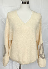 Load image into Gallery viewer, Cozy knit sweater Peace