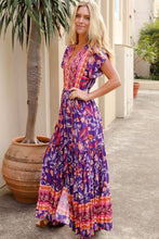 Afbeelding in Gallery-weergave laden, Dreamcatcher Boho Maxidress mit Knöpfen vorne
