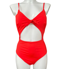 Lade das Bild in den Galerie-Viewer, Cut-Out Badeanzug mit Knoten vorne