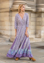 Afbeelding in Gallery-weergave laden, Boho Maxikleid mit Blumendruck