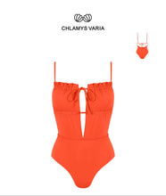 Afbeelding in Gallery-weergave laden, Gepolstert Damen Badeanzug mit Cut Out