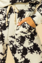 Load image into Gallery viewer, Tie dye crop sweatshirt and sweatpants set