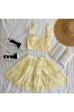 Afbeelding in Gallery-weergave laden, Seven Wonders the Label Zweiteiler Rock und Oberteil