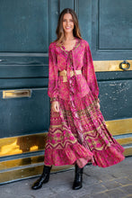 Afbeelding in Gallery-weergave laden, Damen Bohemian Maxikleid