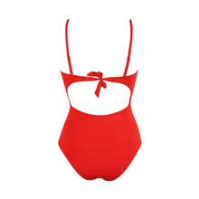 Lade das Bild in den Galerie-Viewer, Cut-Out Badeanzug mit Knoten vorne