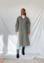 Load image into Gallery viewer, Long overshirt with wool - grey