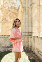 Afbeelding in Gallery-weergave laden, Piti Cuiti Boho-Set aus Bluse und Shorts mit Stickereien und Fransen
