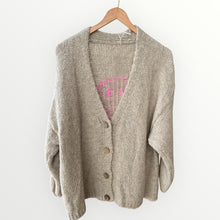 Carica l&#39;immagine nel visualizzatore di Gallery, Damen Strickjacke Have a Good Day-Made in Italy
