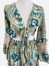 Afbeelding in Gallery-weergave laden, Damen Boho Sommer Seide Top &amp; Rock Set
