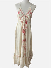 Carica l'immagine nel visualizzatore di Gallery, Damen Sommer Ibiza Boho Maxikleid mit tiefem Rückenausschnitt
