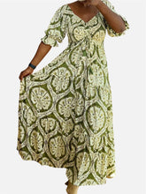 Carica l'immagine nel visualizzatore di Gallery, Damen Boho Seide Maxikleid
