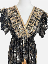 Carica l'immagine nel visualizzatore di Gallery, Damen Boho Sommer Seide Maxikleid
