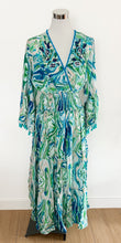Afbeelding in Gallery-weergave laden, Antica Sartoria Boho Maxikleid mit V-Ausschnitt
