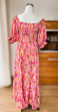 Lade das Bild in den Galerie-Viewer, Damen Boho Seide Maxikleid
