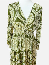 Lade das Bild in den Galerie-Viewer, Damen Sommer Boho Seide Maxikleid
