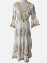 Afbeelding in Gallery-weergave laden, Damen Sommer Ibiza Boho Maxikleid
