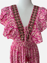 Carica l'immagine nel visualizzatore di Gallery, Damen Sommer Ibiza Boho Seide Maxikleid
