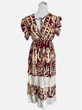 Carica l'immagine nel visualizzatore di Gallery, Damen Boho Sommer Seide Maxikleid
