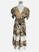 Carica l'immagine nel visualizzatore di Gallery, Damen Boho Sommer Seide Maxikleid
