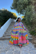 Lade das Bild in den Galerie-Viewer, Gold &amp; Silver Cuba Sommer Maxikleid
