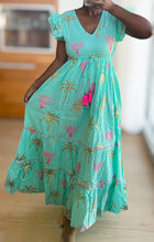 Carregar imagem no visualizador da galeria, Damen Sommer Boho Maxikleid
