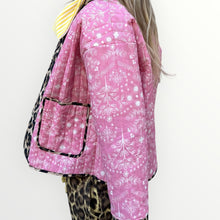 Lade das Bild in den Galerie-Viewer, Damen Frühling Sommer Steppjacke mit Leopardenmuster - Made in Italy
